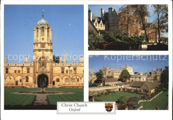 Christ Church Tom Tower Meadow Buildings Memorial Gar