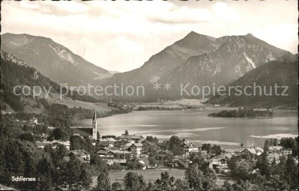Schliersee mit Jägerkamp und Brecherspitz