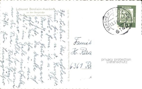 Auerbach Bergstrasse Schwanenteich im Fürstenlager – Bild 2