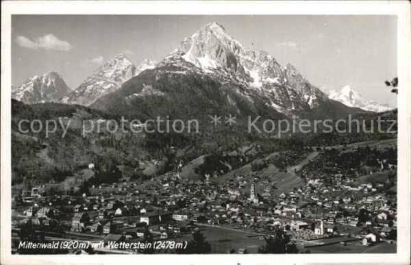 Mittenwald Bayern Panorama