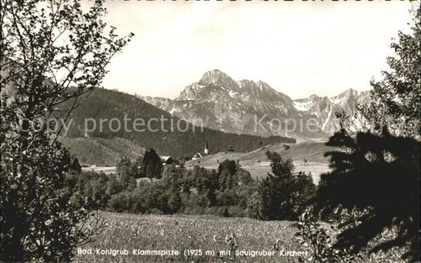 Bad Kohlgrub Klammspitze mit Saulgruber Kircherl
