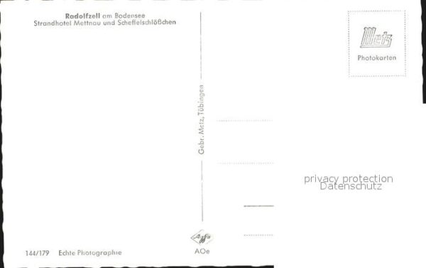 Radolfzell Bodensee Strandhotel Mettnau und Scheffelschlöss – Bild 2