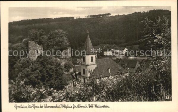 Pforzheim Kirche Burgruine