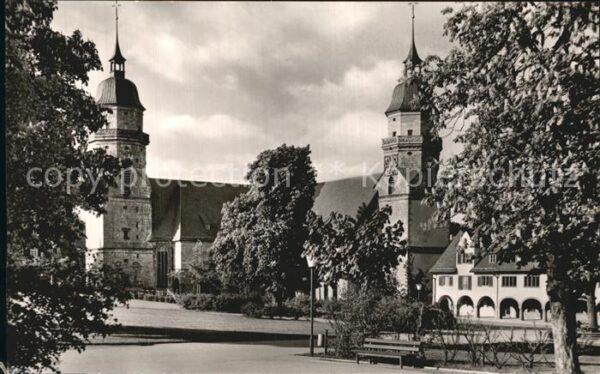 Freudenstadt Ev Stadtkirche mit Anlagen
