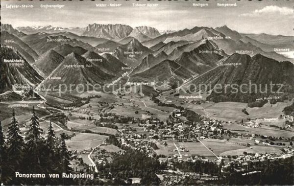 Ruhpolding Panoramakarte