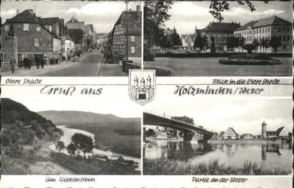 Holzminden Weser Obere Strasse Am Kiekenstein Weserparti