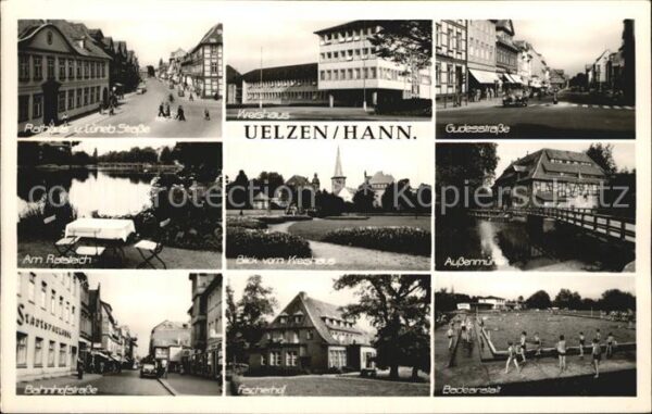 Uelzen Lueneburger Heide Rathaus Kreishaus Gudesstr Ratsteich Ba