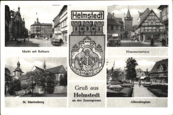 Helmstedt Markt Rathaus Hausmannsturm St Marienbe