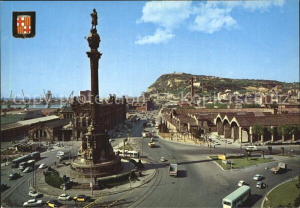 Barcelona Cataluna Monumento a Cristobal Colon