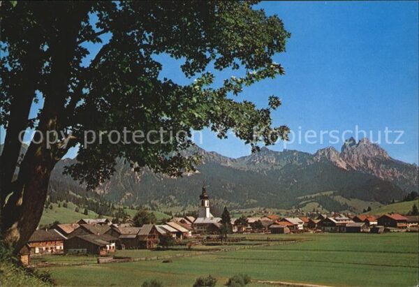 Tannheim Tirol mit Gimpel und Rote Flüh