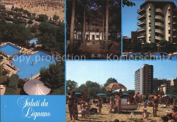Lignano Sabbiadoro Agenzia d_Affari Affitanze Pool Strand