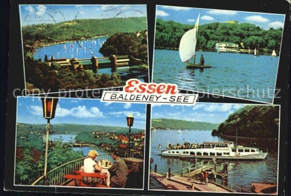 Essen Ruhr Baldeney See Cafeterrasse Fahrgastschif