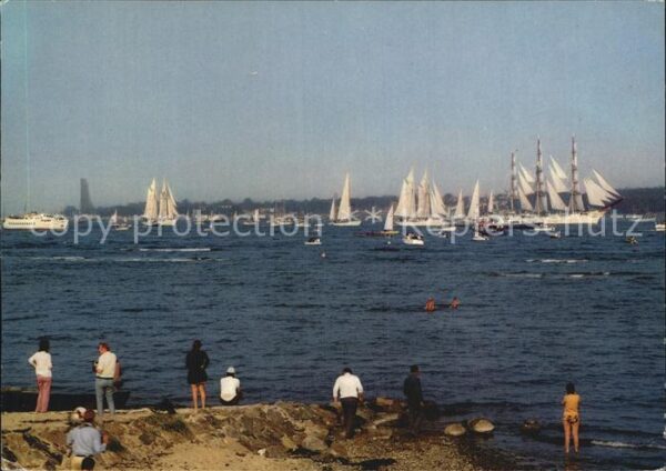 Kiel Blick nach Laboe Windjammer