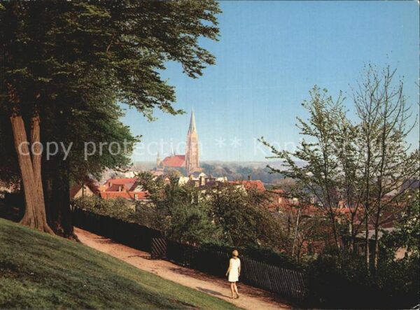 Schleswig Schlei Stadtblick mit Dom