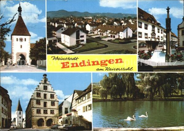 Endingen Kaiserstuhl Stadttor Rathaus Kornhalle St Martin Er