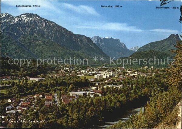 Bad Reichenhall mit Lattengebirge Reiteralpe Müllnerhor