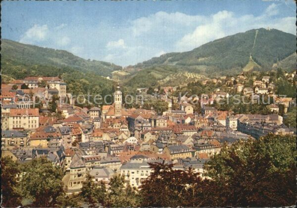 Baden-Baden Stadtblick mit Merkur