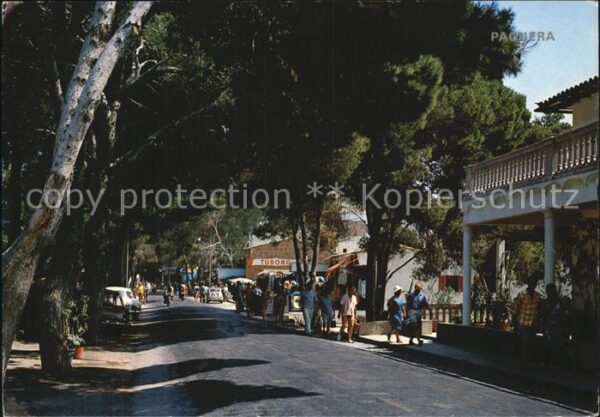 Paguera Mallorca Islas Baleares Strassenpartie