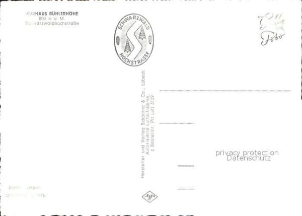 Buehl Baden Kurhaus Bühlerhöhe Fliegeraufnahme – Bild 2
