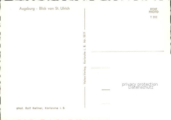 Augsburg Blick von St Ulrich – Bild 2
