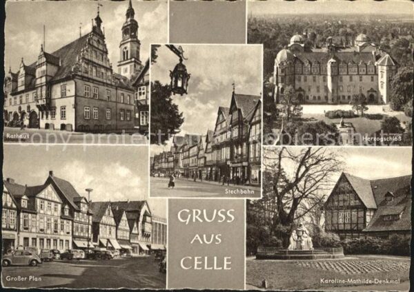 Celle Niedersachsen Rathaus Stechbahn Herzogschloss Grosser