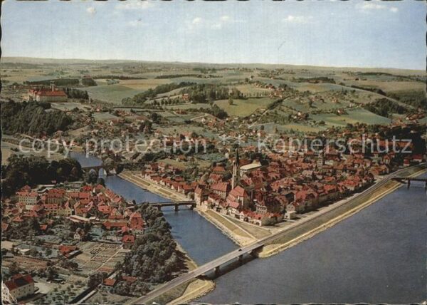 Vilshofen Donau Fliegeraufnahme