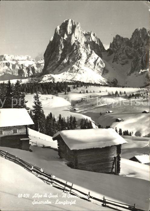 Seiseralm Chiemgau mit Langkofel