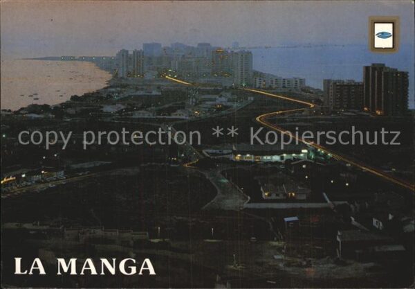 La Manga Murcia Vista general de noche
