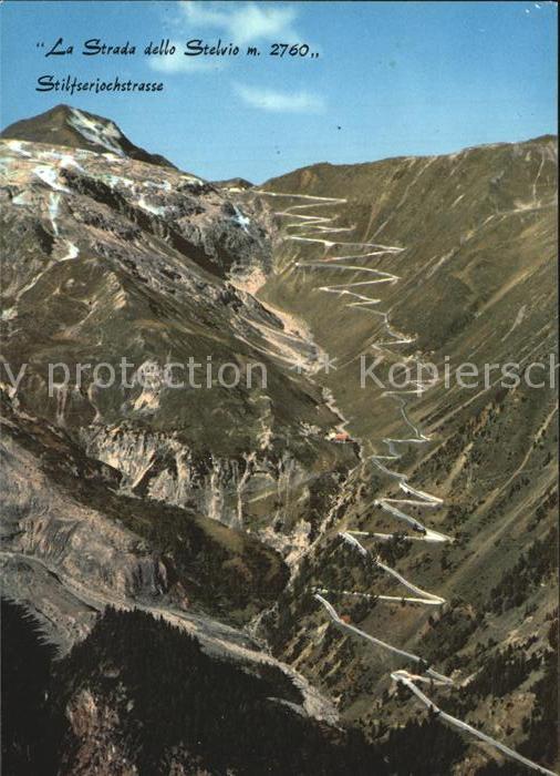 Stilfserjoch Passo dello Stelvio Stilfserjochstrasse Panorama