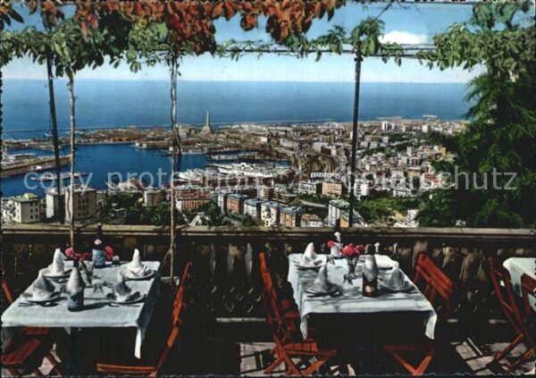 Genova Genua Liguria Blick vom Righi Terrasse