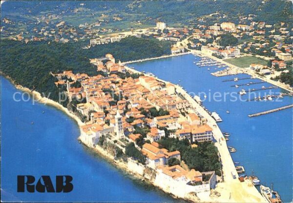 Rab Croatia Fliegeraufnahme