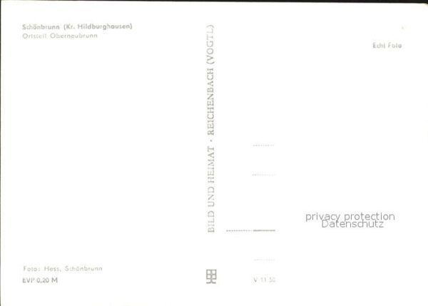 Schoenbrunn Schleusegrund Oberneubrunn – Bild 2