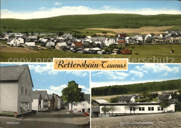 Rettershain Dorfgemeinschaftshaus Dorfplatz Gesamta