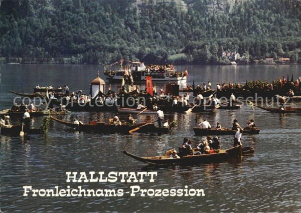 Hallstatt Austria Fronleichnams Prozession