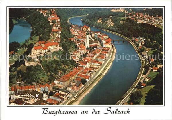 Burghausen Salzach Fliegeraufnahme Deutschlands Längste Bu