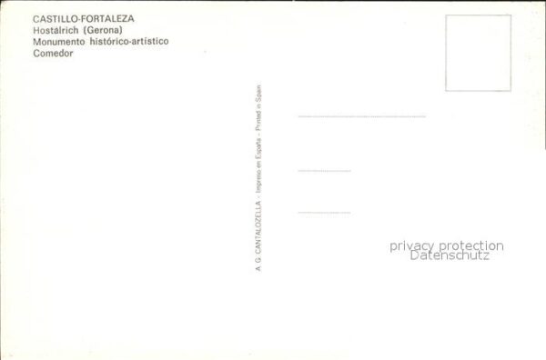 Gerona Castillo Fortaleza Museum Comedor – Bild 2