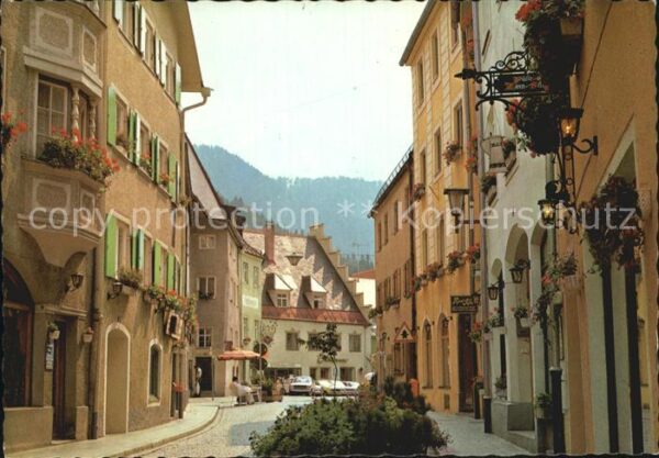 Fuessen Allgaeu Fussgängerzone Brunnengasse