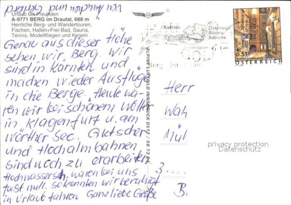 Berg Drautal Fliegeraufnahme – Bild 2