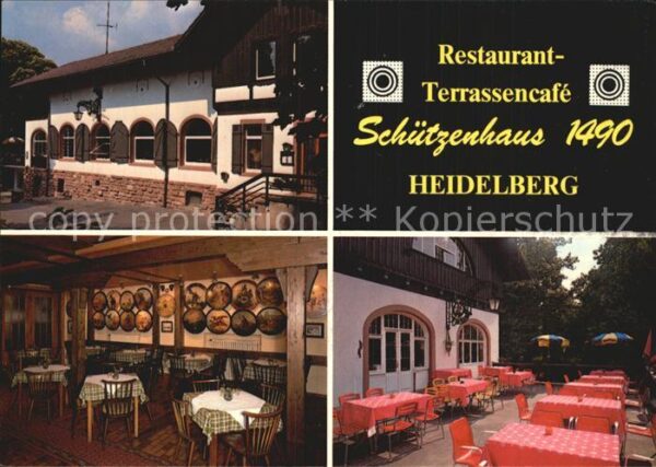 Heidelberg Neckar Restaurant TerrassenCafe Schützenhaus G