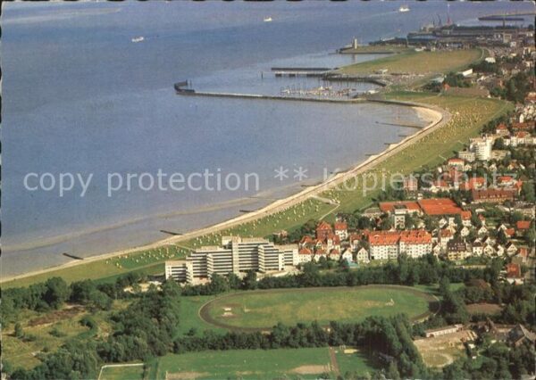 Cuxhaven Nordseebad Fliegeraufnahme Grimmershörnbucht