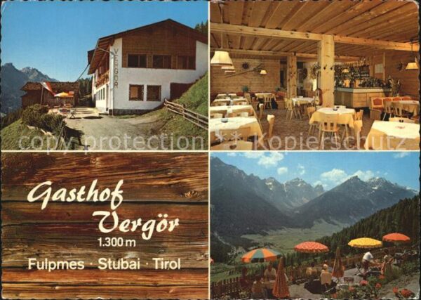 Fulpmes Tirol Gasthof Vergör