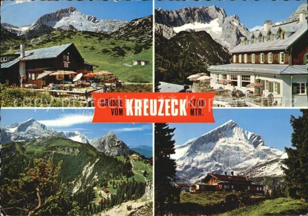 Kreuzeck Hochalm Alpspitze Kreuzeckhaus gegen Zu
