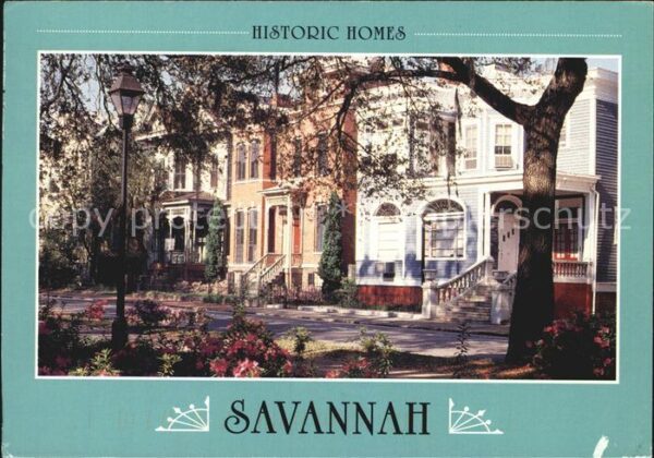 Georgia US-State Savannah Historic Homes