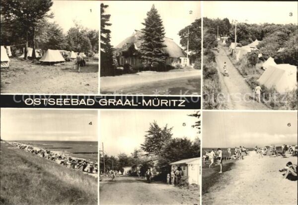 Graal-Mueritz Ostseebad Zeltplatz Strand