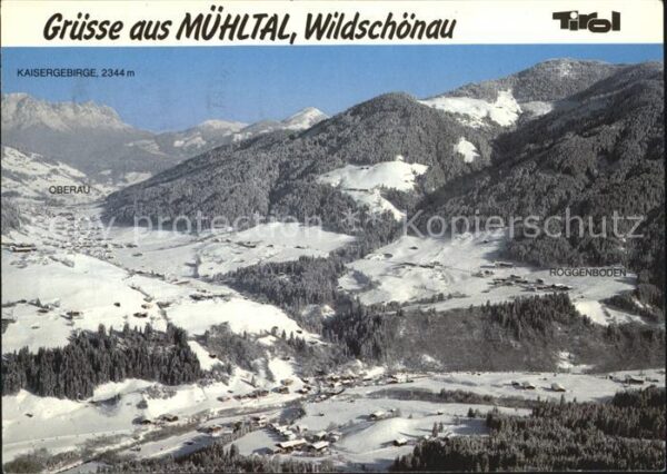 Wildschoenau Tirol Mühltal Kaisergebirge