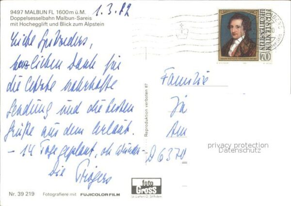 Malbun Doppelsesselbahn Alpstein – Bild 2
