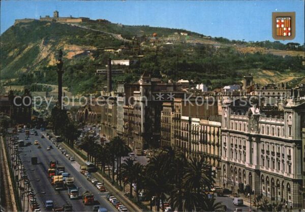 Barcelona Cataluna Promenade de Colon