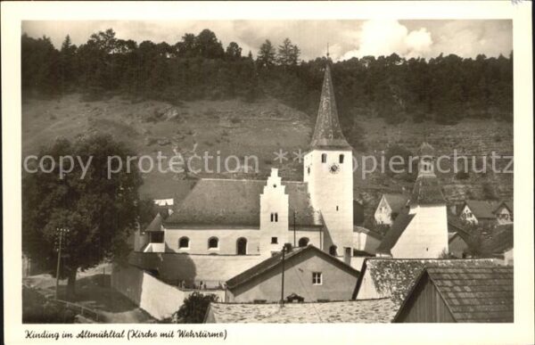 Kinding Altmühltal Kirche Wehrturm