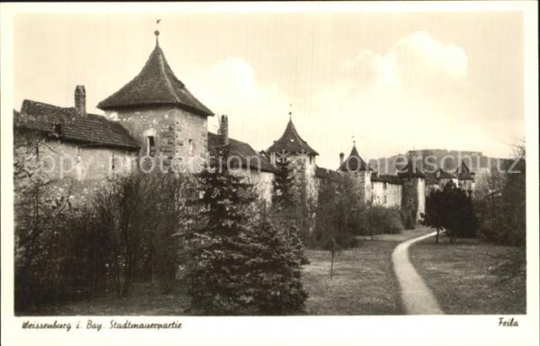 Weissenburg Bayern Stadtmauerpartie