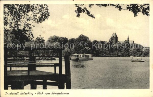 Ratzeburg Inselstadt Blick vom Königsdamm